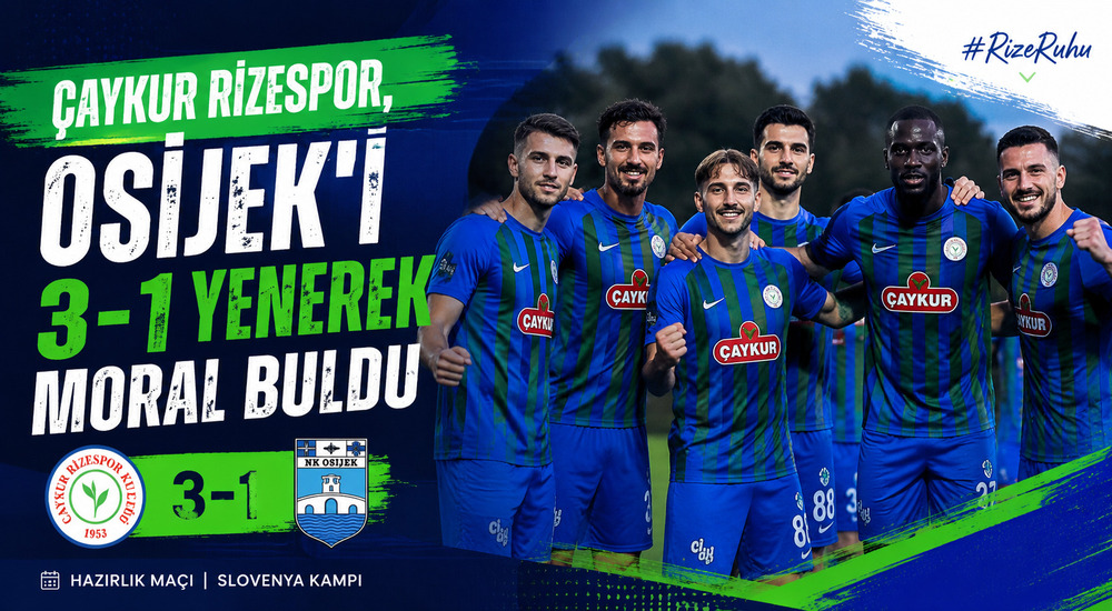 Çaykur Rizespor 3-1 Osijek za zaživio