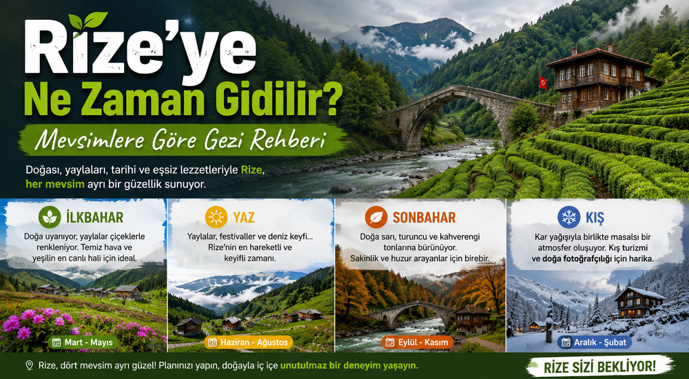 Rize'ye Ne Zaman Gidilir
