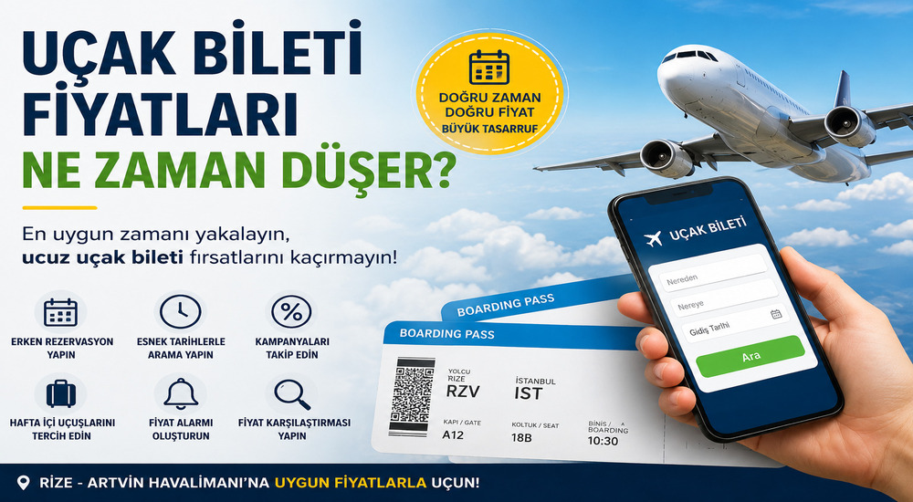 Uçak bileti fırsatları ve ipuçları