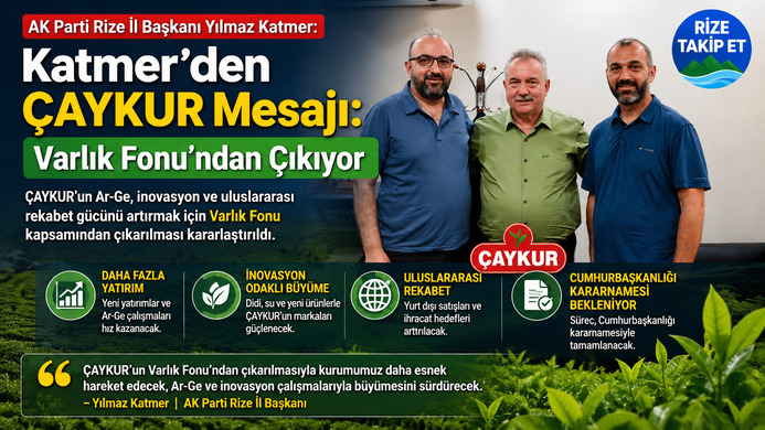ÇAYKUR Türkiye Varlık Fonu’ndan Çıkarılıyor