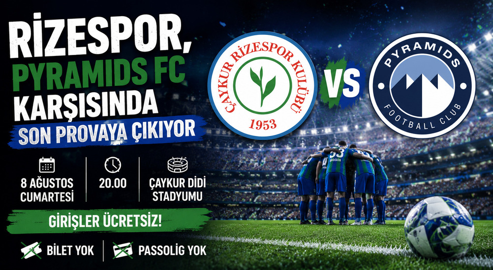 Çaykur Rizespor, Pyramids FC Maçına Hazır