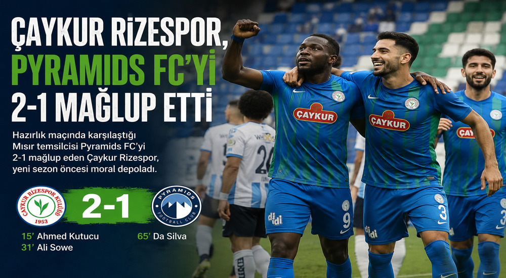 Çaykur Rizespor’dan 2-1 lik Zafer