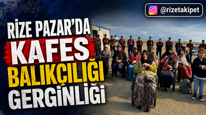 Rize Pazar’da Balıkçılar Kafes Projesine Karşı Direniyor
