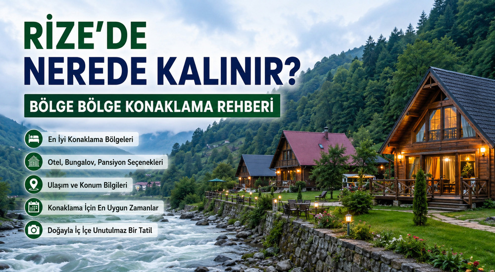 Rize’de Doğayla İç İçe Konaklama Rehberi 