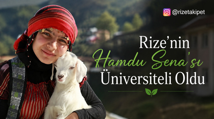 Rize’nin Hamdu Sena’sı Üniversiteli Oldu