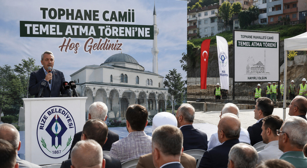 Tarihi Cami Temel Atma Töreni