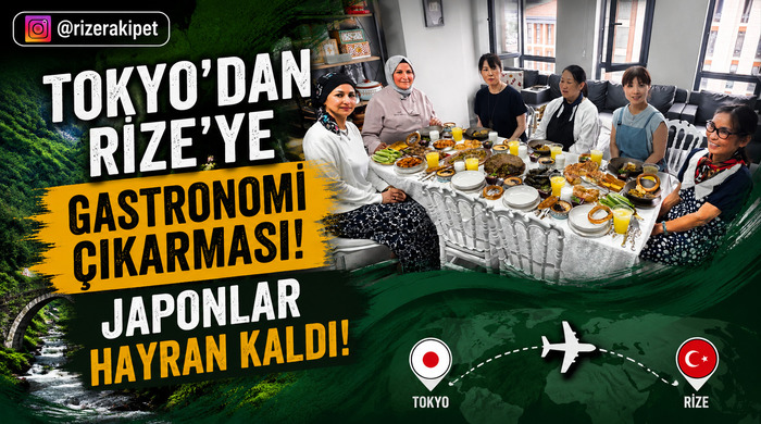 Tokyo’dan Rize’ye Gastronomi Çıkarması! Japonlar Hayran Kaldı