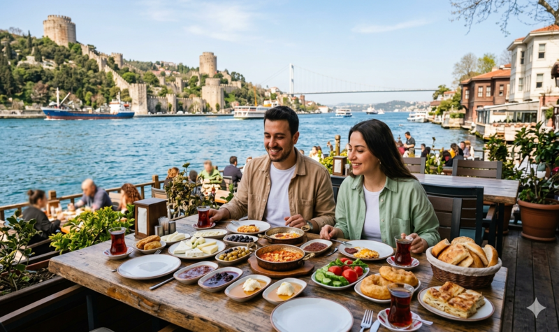 Rumeli Hisarı Kahvaltı Yerleri | Manzaralı 7 Mekan 2026 ✅